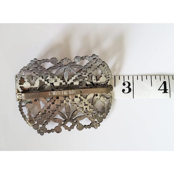 Antique Marcasite Shoe Clips - Made in France - Picture 5 of 5